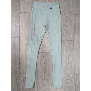 Gymshark Poise Light Green Leggings Pant Gym Workout Bodybuilding Yoga Sz XS N97